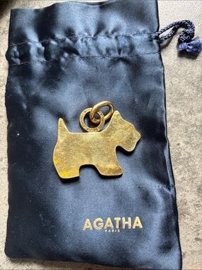 Large Pendant-Golden Scottie Charm/Pendant